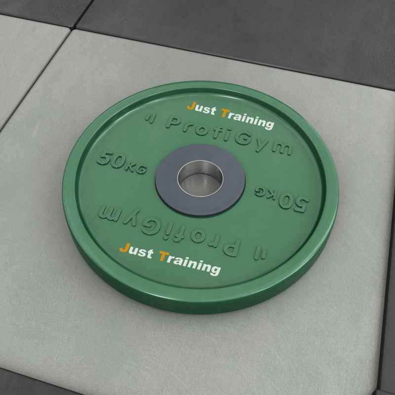 Олимпийский диск 50 кг Profigym зеленый